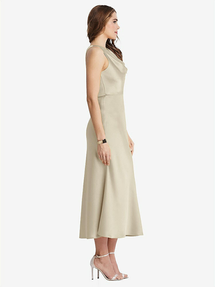 【NEW】【STYLE: LB003】カウルネック MIDI タンク ドレス  -  ESME【COLOR: Champagne】【SIZE: 00-30W】