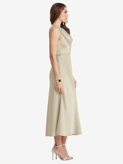 【NEW】【STYLE: LB003】カウルネック MIDI タンク ドレス  -  ESME【COLOR: Champagne】【SIZE: 00-30W】