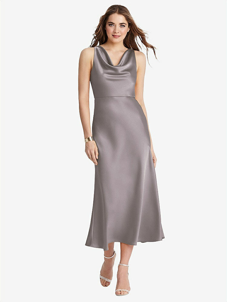 【NEW】【STYLE: LB003】カウルネック MIDI タンク ドレス  -  ESME【COLOR: Cashmere Gray】【SIZE: 00-30W】