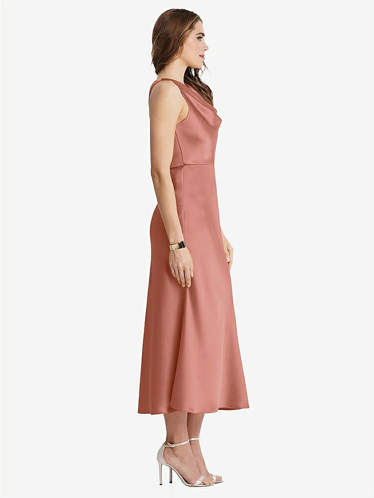 【NEW】【STYLE: LB003】カウルネック MIDI タンク ドレス  -  ESME【COLOR: Desert Rose】【SIZE: 00-30W】