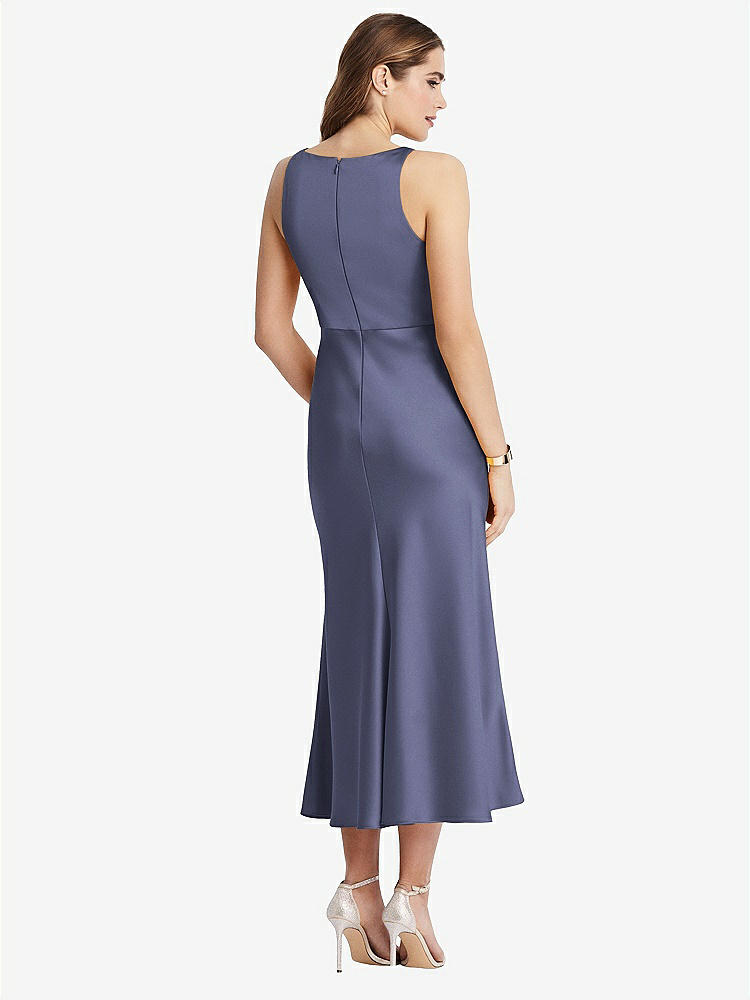 【NEW】【STYLE: LB003】カウルネック MIDI タンク ドレス  -  ESME【COLOR: French Blue】【SIZE: 00-30W】