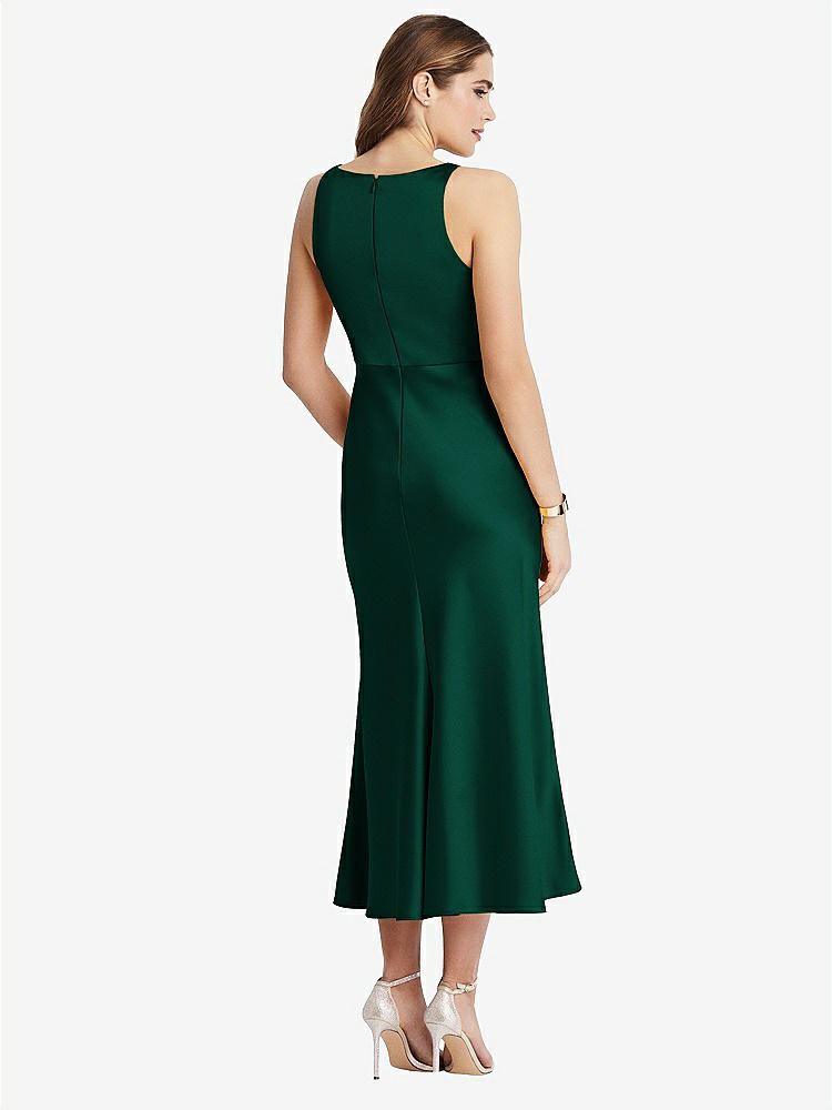 【STYLE: LB003】Cowl-Neck Midi Tank Dress - Esme【COLOR: Hunter Green】