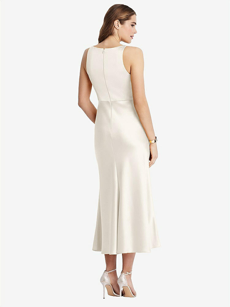 【STYLE: LB003】Cowl-Neck Midi Tank Dress - Esme【COLOR: Ivory】