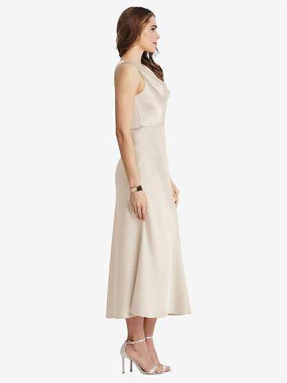 【NEW】【STYLE: LB003】カウルネック MIDI タンク ドレス  -  ESME【COLOR: Oat】【SIZE: 00-30W】