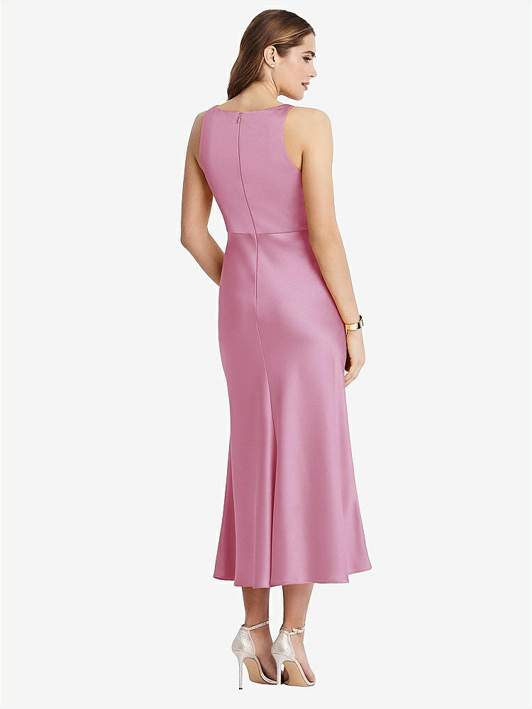 【NEW】【STYLE: LB003】カウルネック MIDI タンク ドレス  -  ESME【COLOR: Powder Pink】【SIZE: 00-30W】