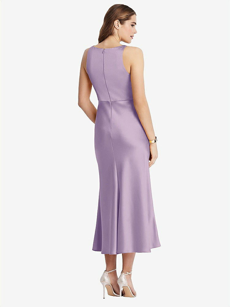 【NEW】【STYLE: LB003】カウルネック MIDI タンク ドレス  -  ESME【COLOR: Pale Purple】【SIZE: 00-30W】