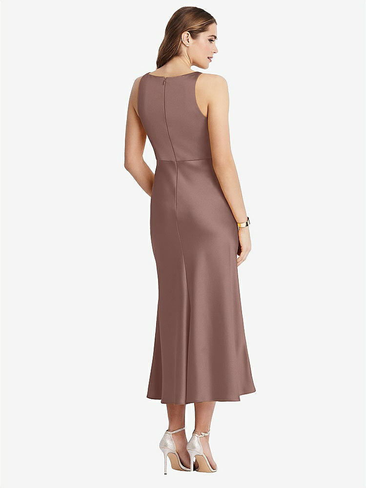 【STYLE: LB003】Cowl-Neck Midi Tank Dress - Esme【COLOR: Sienna】