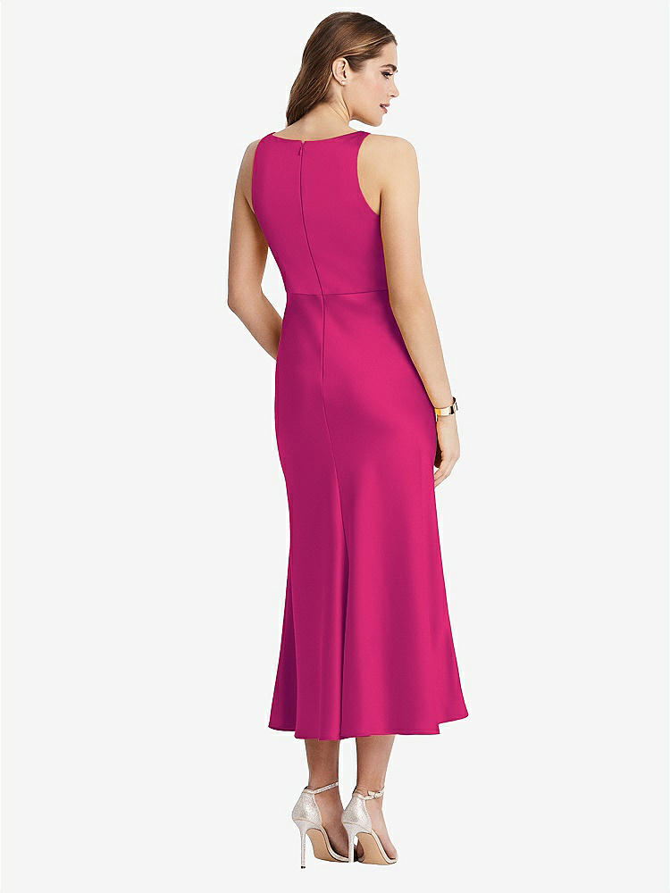 【NEW】【STYLE: LB003】カウルネック MIDI タンク ドレス  -  ESME【COLOR: Think Pink】【SIZE: 00-30W】