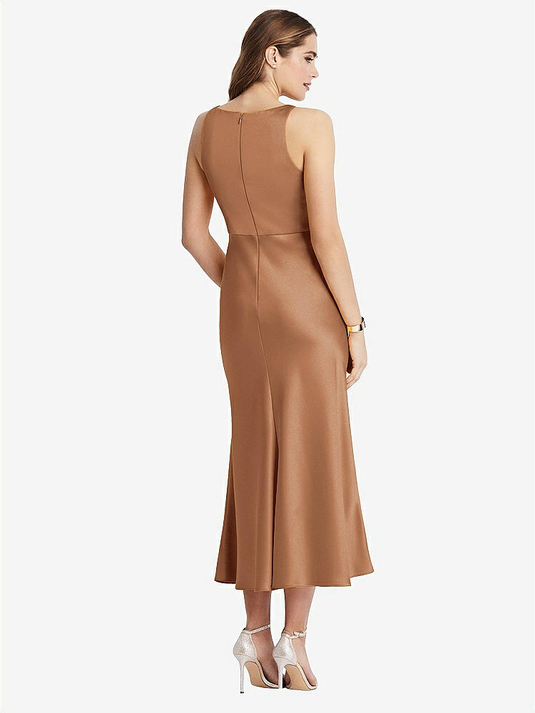 【STYLE: LB003】Cowl-Neck Midi Tank Dress - Esme【COLOR: Toffee】