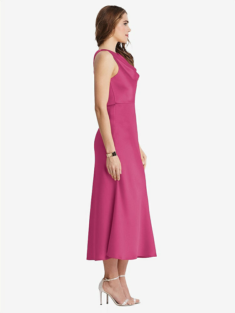 【NEW】【STYLE: LB003】カウルネック MIDI タンク ドレス  -  ESME【COLOR: Tea Rose】【SIZE: 00-30W】