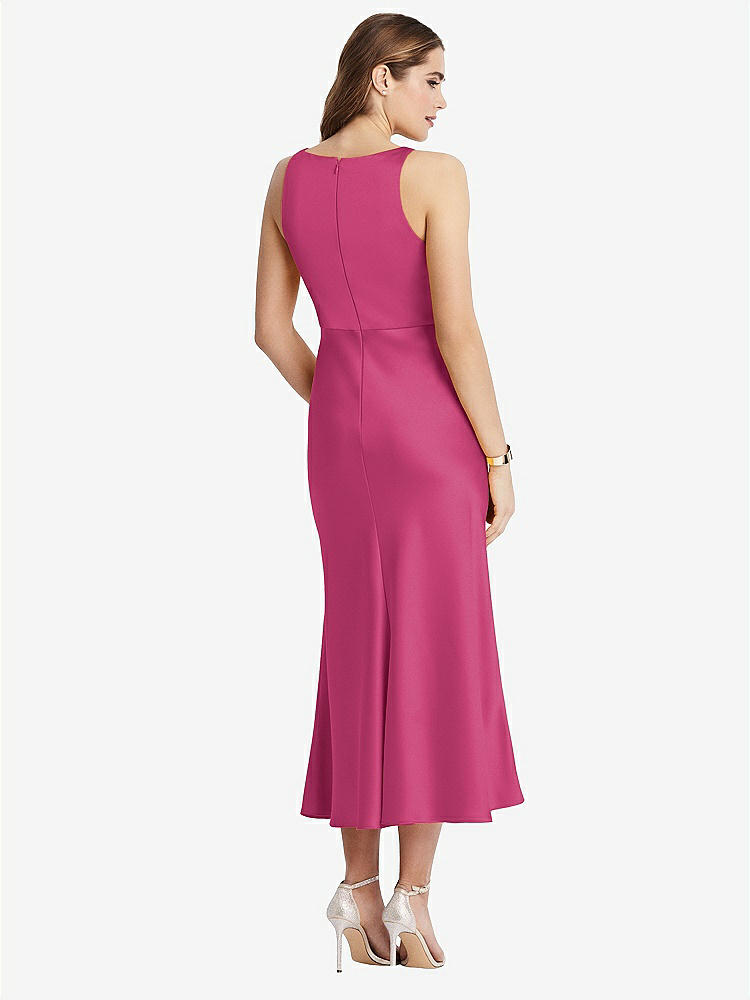 【NEW】【STYLE: LB003】カウルネック MIDI タンク ドレス  -  ESME【COLOR: Tea Rose】【SIZE: 00-30W】