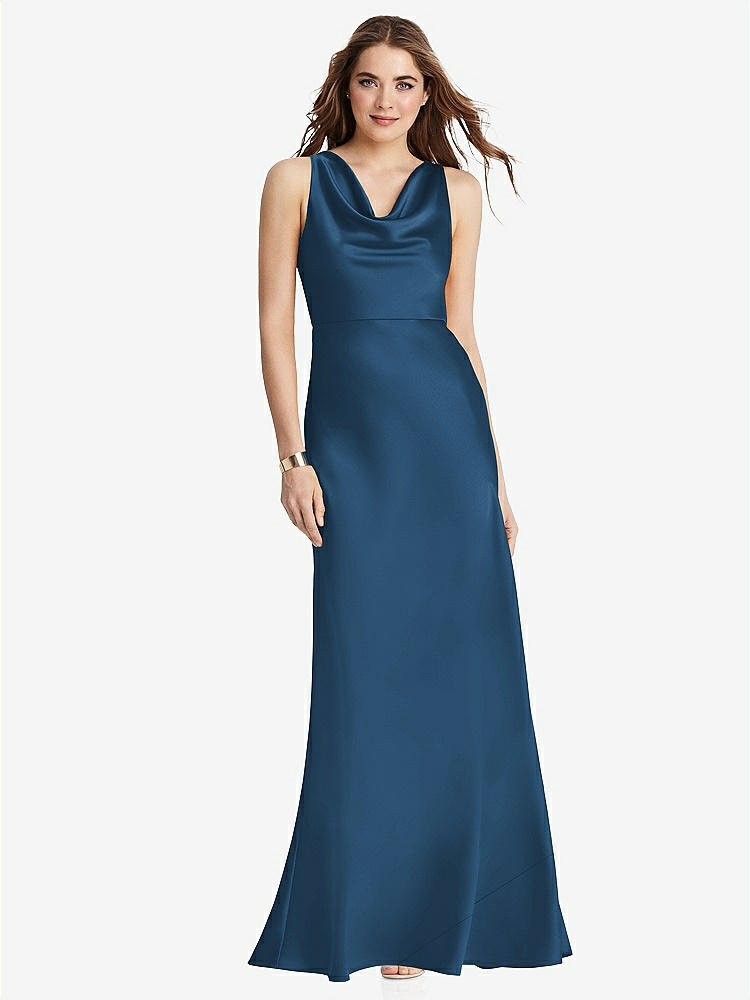 【STYLE: LB004】Cowl-Neck Maxi Tank Dress - Nova【COLOR: Dusk Blue】