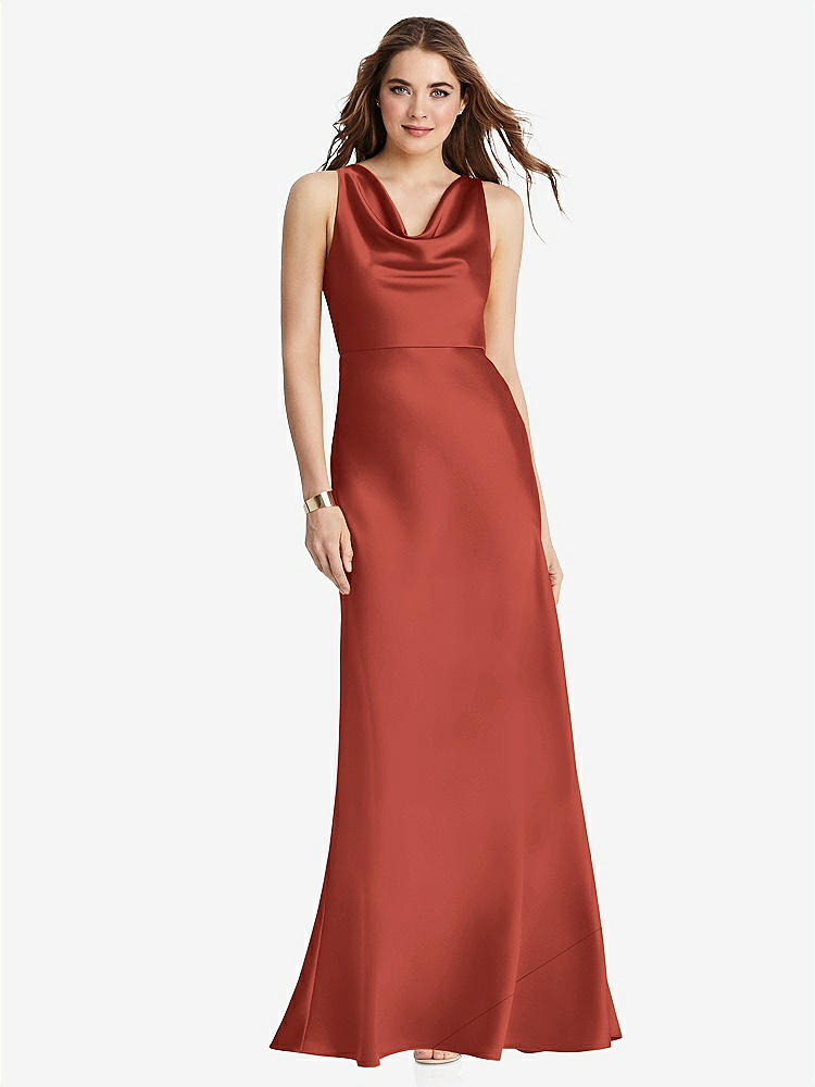 【STYLE: LB004】Cowl-Neck Maxi Tank Dress - Nova【COLOR: Amber Sunset】