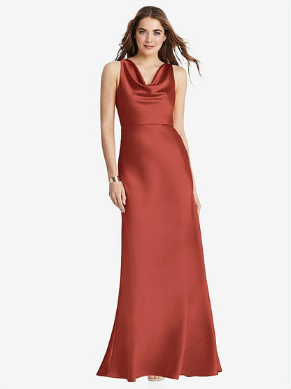 【STYLE: LB004】Cowl-Neck Maxi Tank Dress - Nova【COLOR: Amber Sunset】