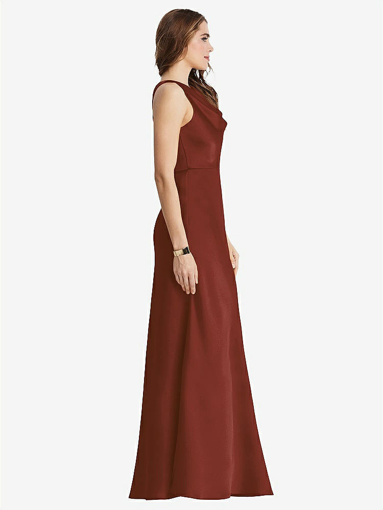 【STYLE: LB004】Cowl-Neck Maxi Tank Dress - Nova【COLOR: Auburn Moon】