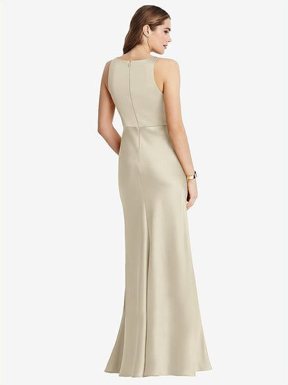 【NEW】【STYLE: LB004】カウルネック マキシ タンク ドレス  -  ノバ【COLOR: Champagne】【SIZE: 00-30W】