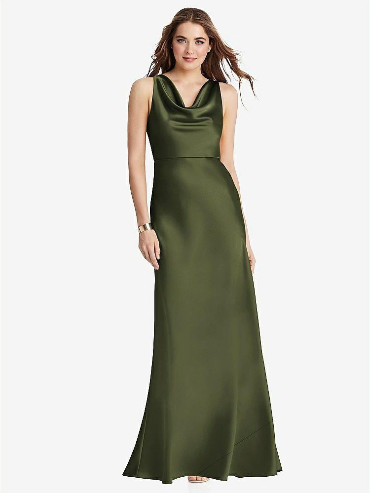 【STYLE: LB004】Cowl-Neck Maxi Tank Dress - Nova【COLOR: Olive Green】