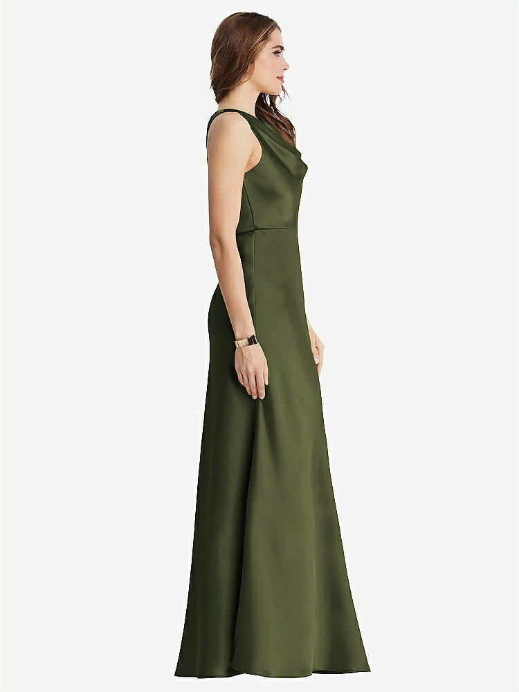 【STYLE: LB004】Cowl-Neck Maxi Tank Dress - Nova【COLOR: Olive Green】