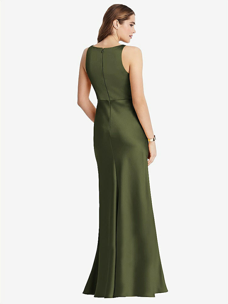 【STYLE: LB004】Cowl-Neck Maxi Tank Dress - Nova【COLOR: Olive Green】