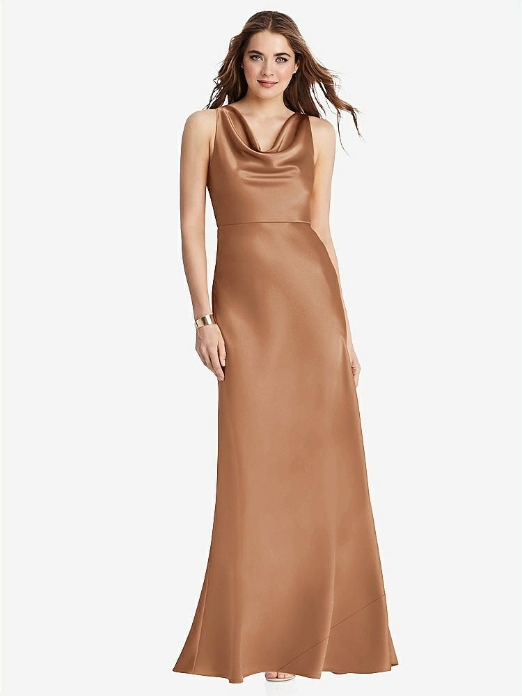 【STYLE: LB004】Cowl-Neck Maxi Tank Dress - Nova【COLOR: Toffee】