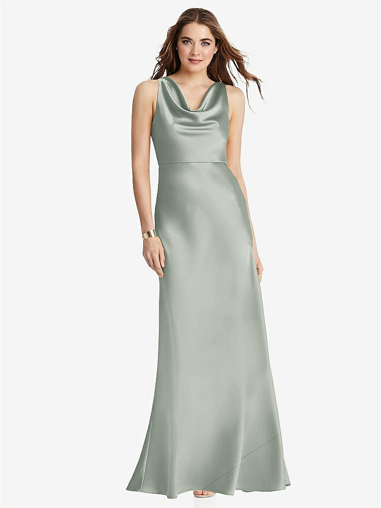【STYLE: LB004】Cowl-Neck Maxi Tank Dress - Nova【COLOR: Willow Green】