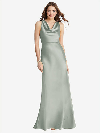 【STYLE: LB004】Cowl-Neck Maxi Tank Dress - Nova【COLOR: Willow Green】