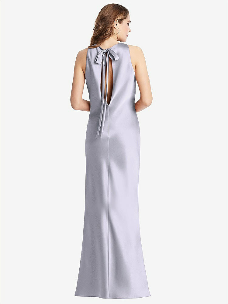 【NEW】【STYLE: LB006】ネクタイ 首 低 背面 マキシ タンク ドレス  -  マリン【COLOR: Silver Dove】【SIZE: 00-30W】