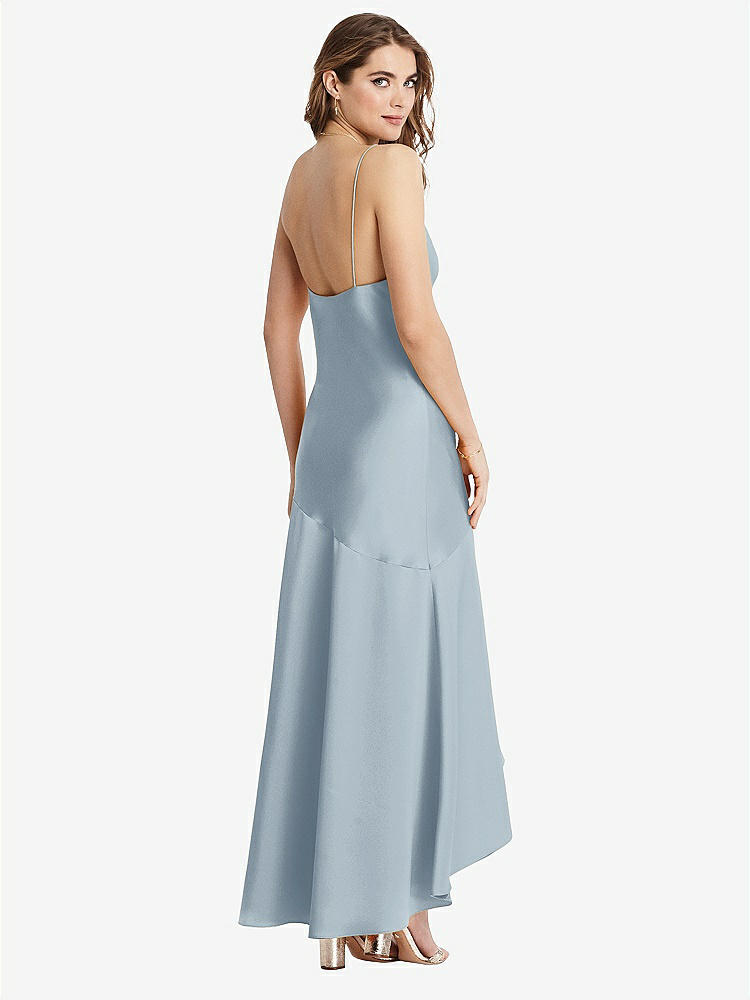 【STYLE: LB007】Asymmetrical Drop Waist High-Low Slip Dress - Devon【COLOR: Mist】