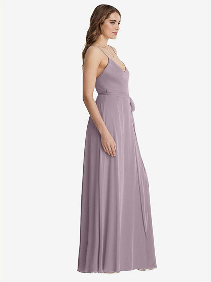 【NEW】【STYLE: LB011】シフォン マキシ ラップ ドレス サッシ  -  コーラ【COLOR: Lilac Dusk】【SIZE: 00-30W】
