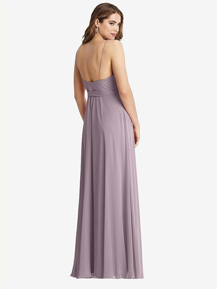 【NEW】【STYLE: LB011】シフォン マキシ ラップ ドレス サッシ  -  コーラ【COLOR: Lilac Dusk】【SIZE: 00-30W】