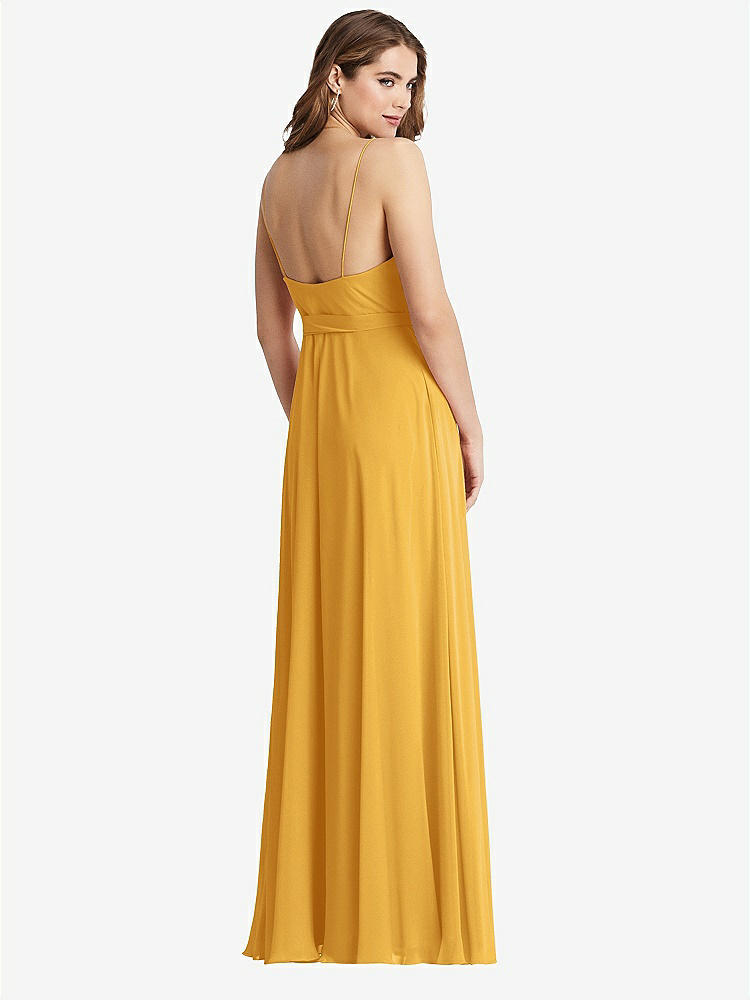 【NEW】【STYLE: LB011】シフォン マキシ ラップ ドレス サッシ  -  コーラ【COLOR: NYC Yellow】【SIZE: 00-30W】
