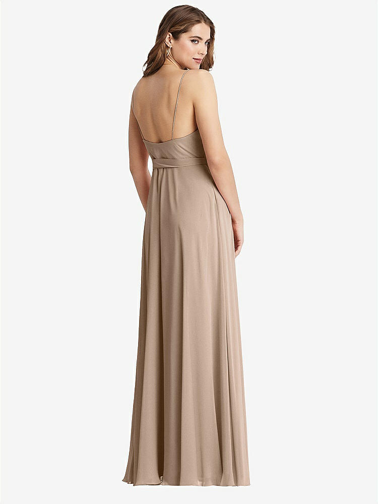 【STYLE: LB011】Chiffon Maxi Wrap Dress with Sash - Cora【COLOR: Topaz】