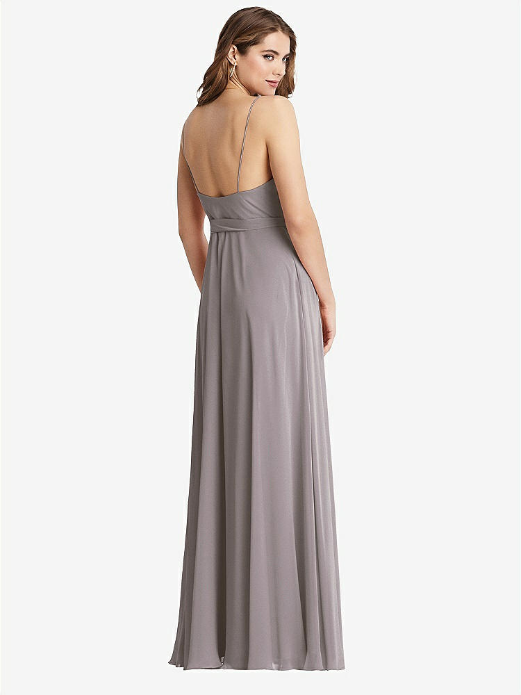 【NEW】【STYLE: LB011】シフォン マキシ ラップ ドレス サッシ  -  コーラ【COLOR: Cashmere Gray】【SIZE: 00-30W】