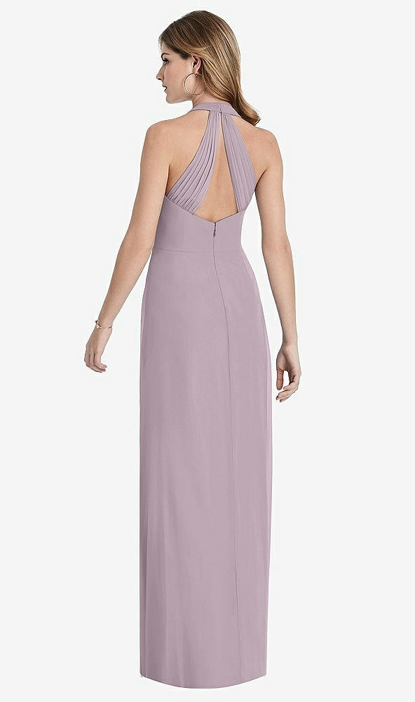 【NEW】【STYLE: TH029】Vネック ホルター シフォン マキシ ドレス  -  タリン【COLOR: Lilac Dusk】【SIZE: 00-30W】