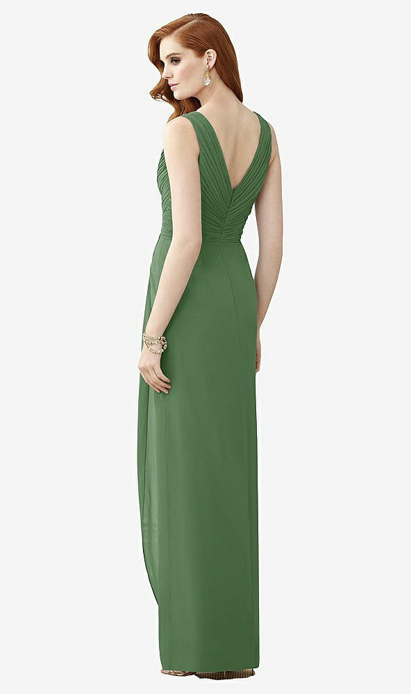 【STYLE: TH030】Sleeveless Draped Faux Wrap Maxi Dress - Dahlia【COLOR: Vineyard Green】