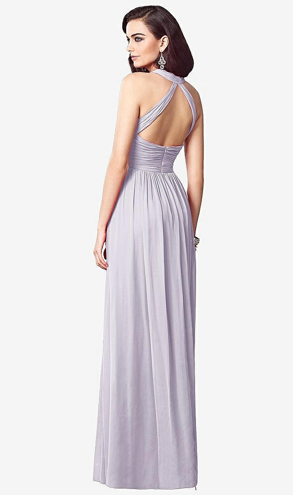 【STYLE: TH032】Ruched Halter Open-Back Maxi Dress - Jada【COLOR: Moondance】
