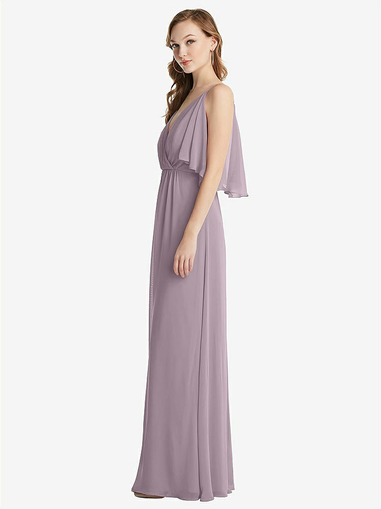 【NEW】【STYLE: 1547】コンバーチブル コールドショルダー ドレープ ラップ マキシ ドレス【COLOR: Lilac Dusk】【SIZE: 00-30W】