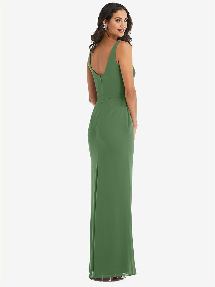 【NEW】【STYLE: 1550】スクープ ネック オープンバック トランペット ガウン【COLOR: Vineyard Green】【SIZE: 00-30W】