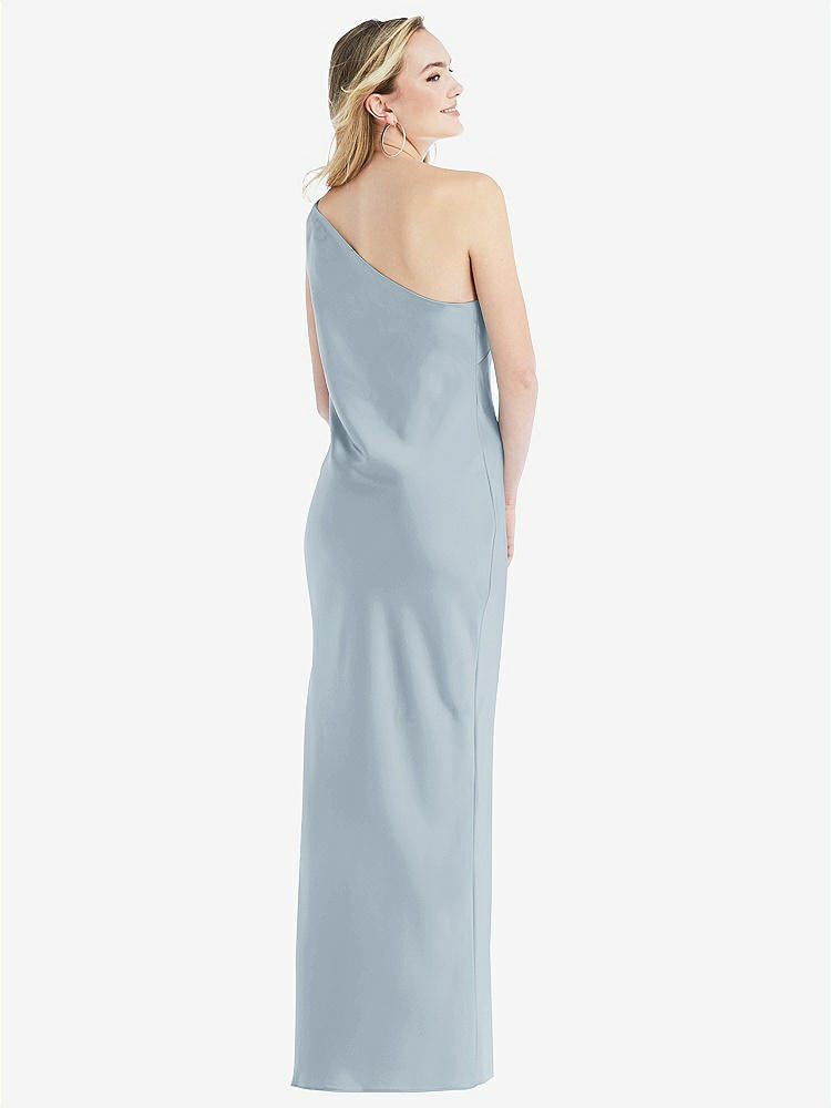 【NEW】【STYLE: 8209】ワンショルダー 非対称 マキシ スリップ ドレス【COLOR: Mist】【SIZE: 00-30W】