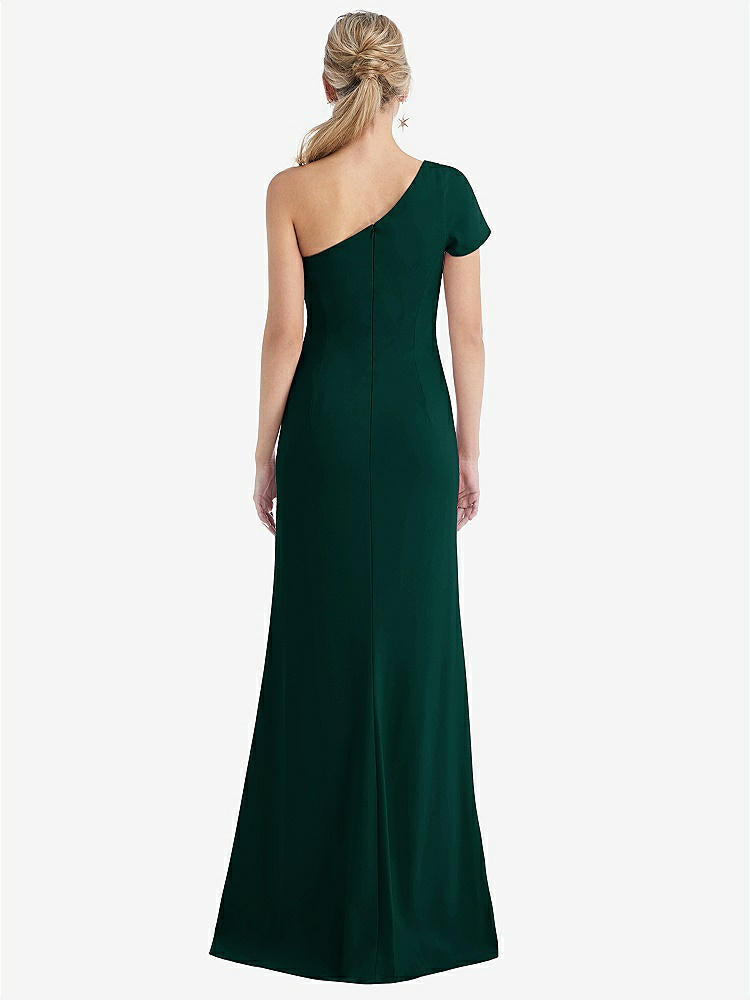 【NEW】【STYLE: TH043】One-Solder キャップ 袖 トランペット ガウン 前面 スリット【COLOR: Evergreen】【SIZE: 00-30W】