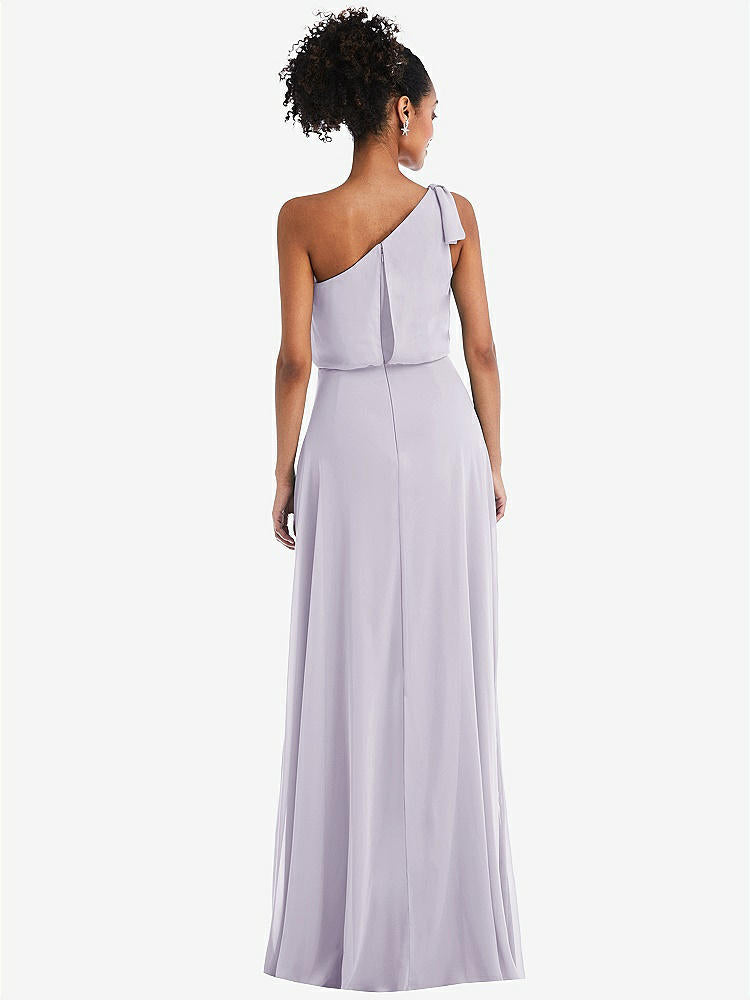 【NEW】【STYLE: TH052】ワンショルダー 弓 ブルーソン ボディス マキシ ドレス【COLOR: Moondance】【SIZE: 00-30W】