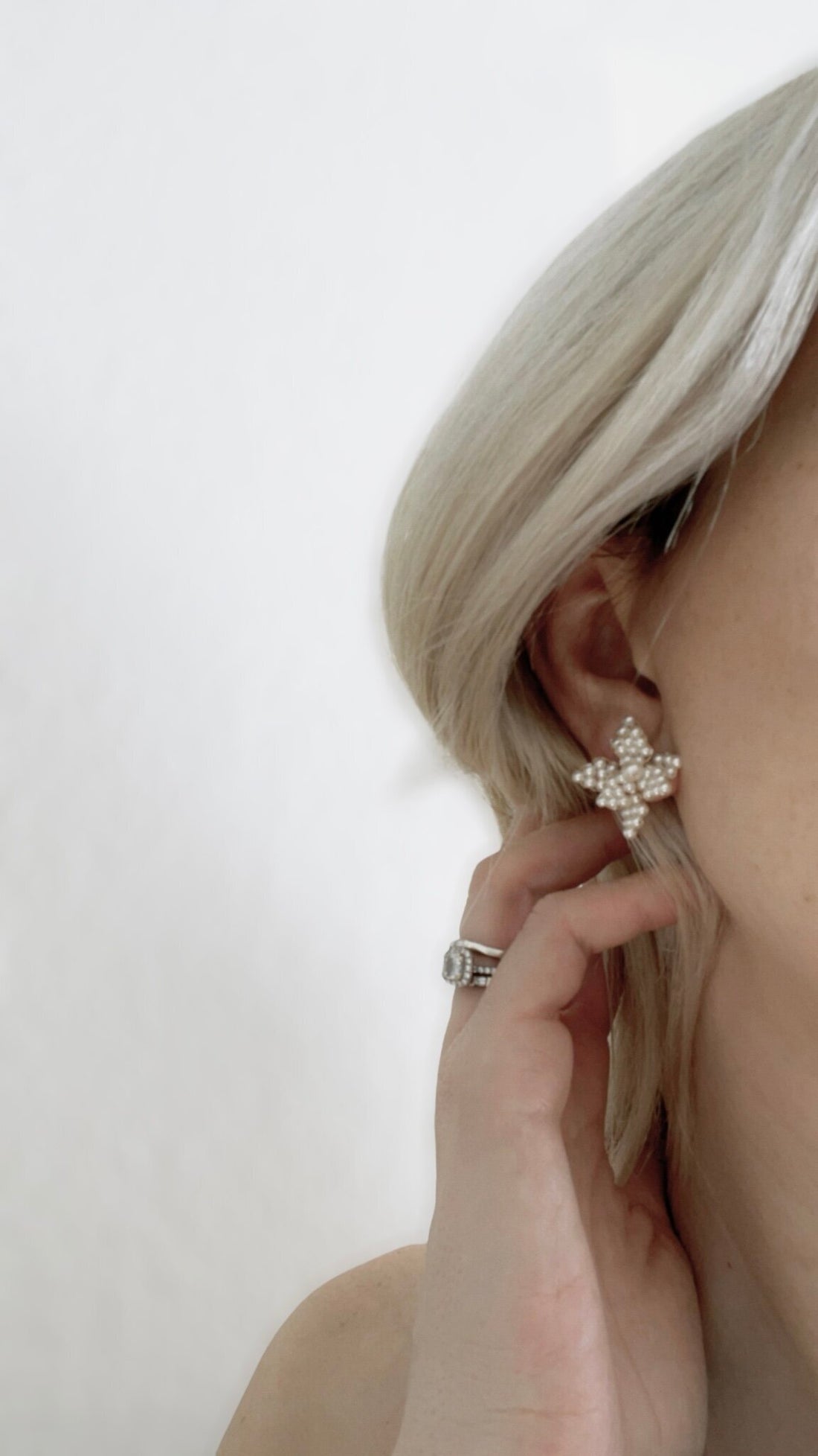 【新】【A.B. ELLIE】 XS Hayden Pearl Studs