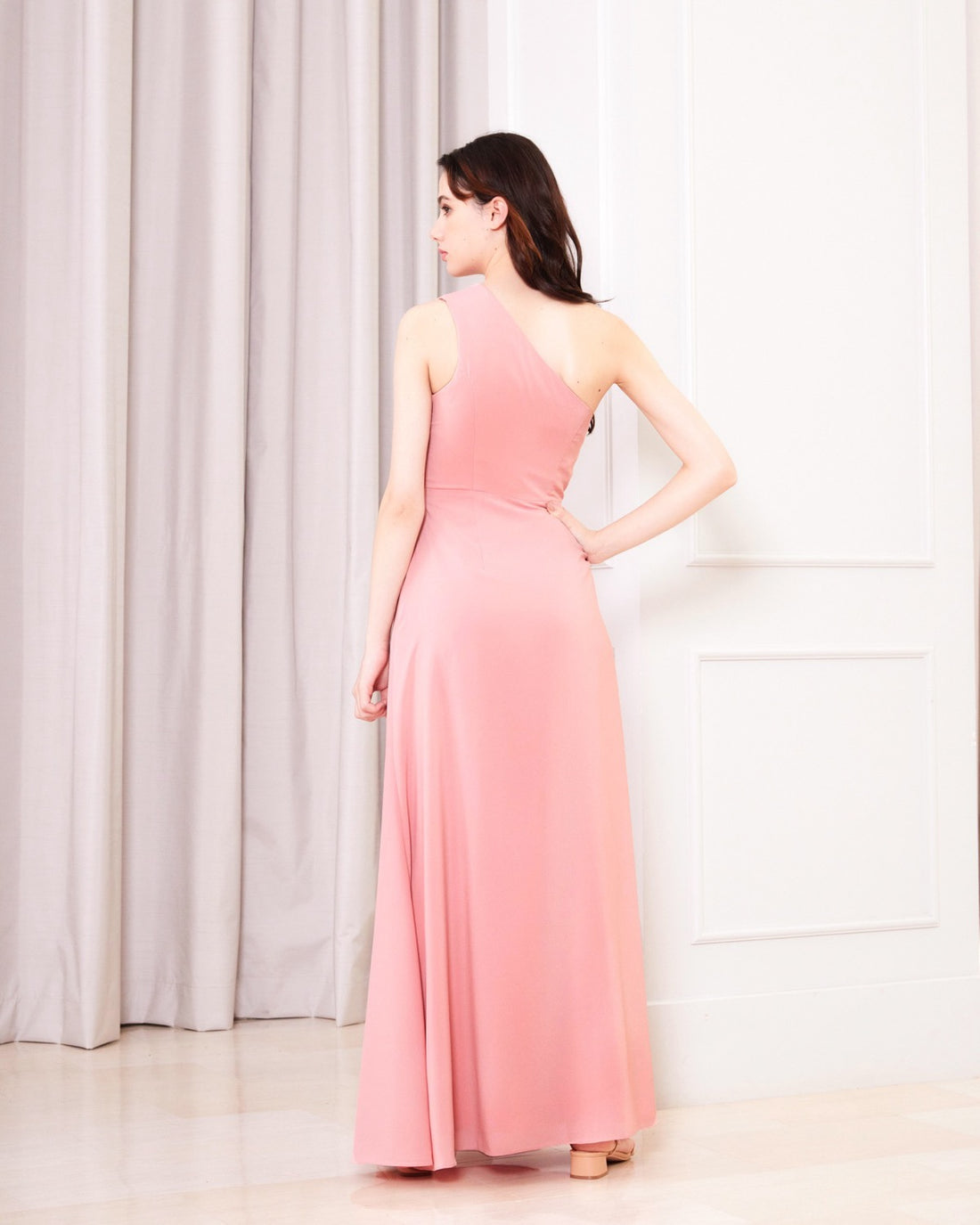 NV1025 One shoulder long dress