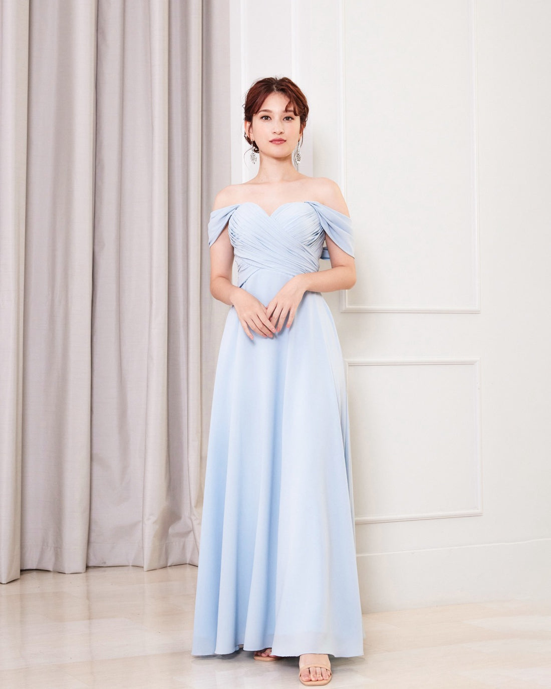 NV1027 Off-shoulder long dress