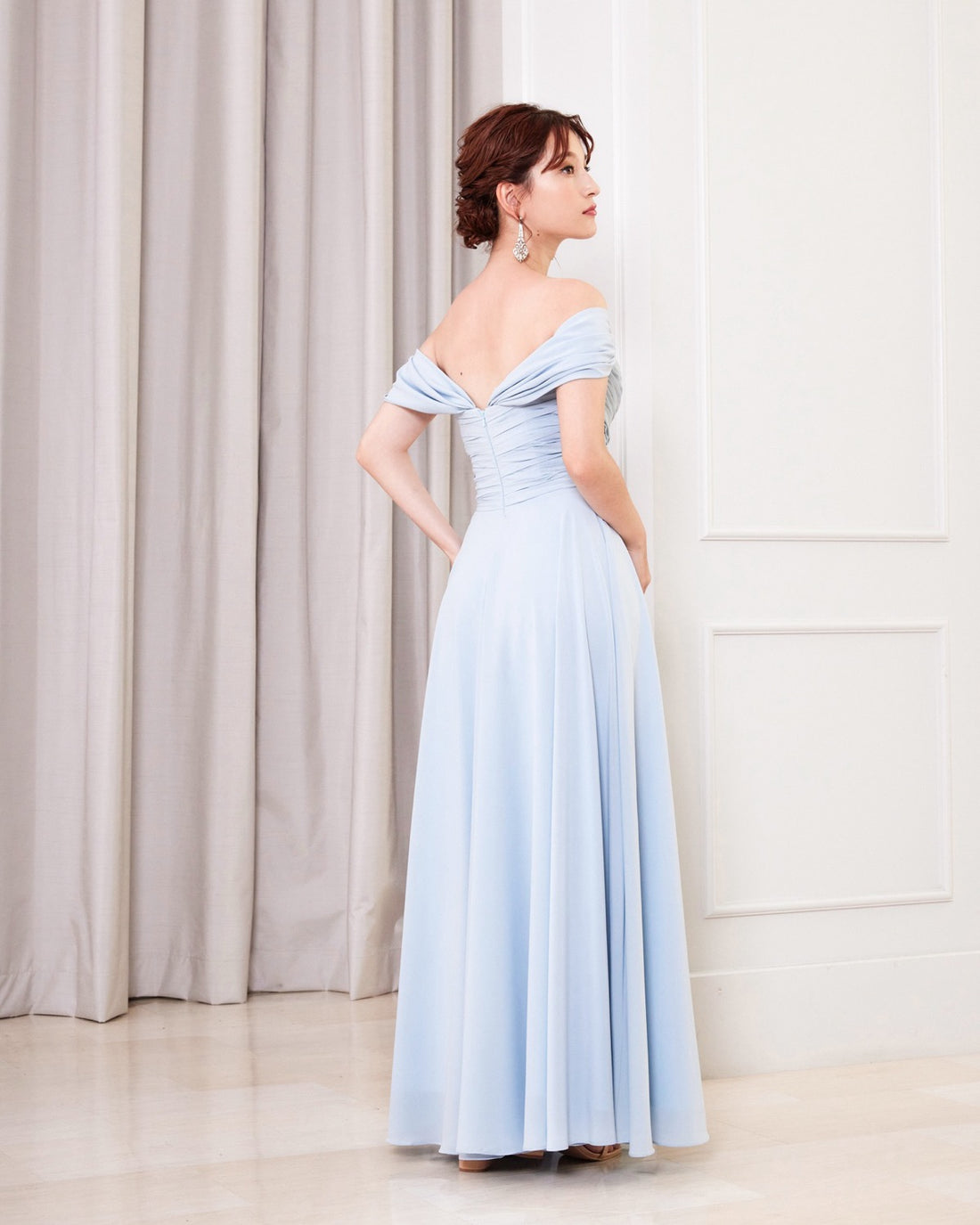 NV1027 Off-shoulder long dress