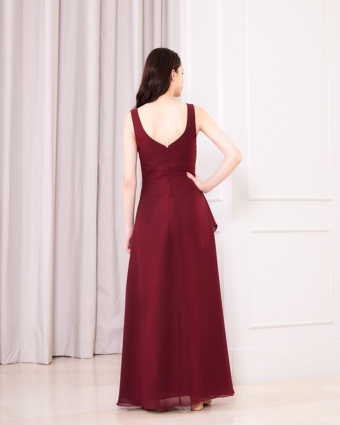 NV1012 Sleeveless long dress