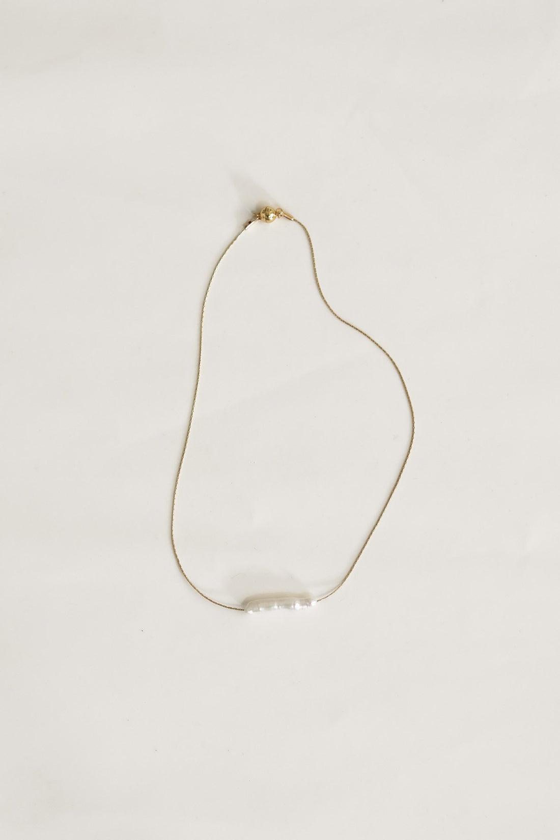 【新】【A.B. ELLIE】 Hughes Freshwater Pearl Bar Necklace