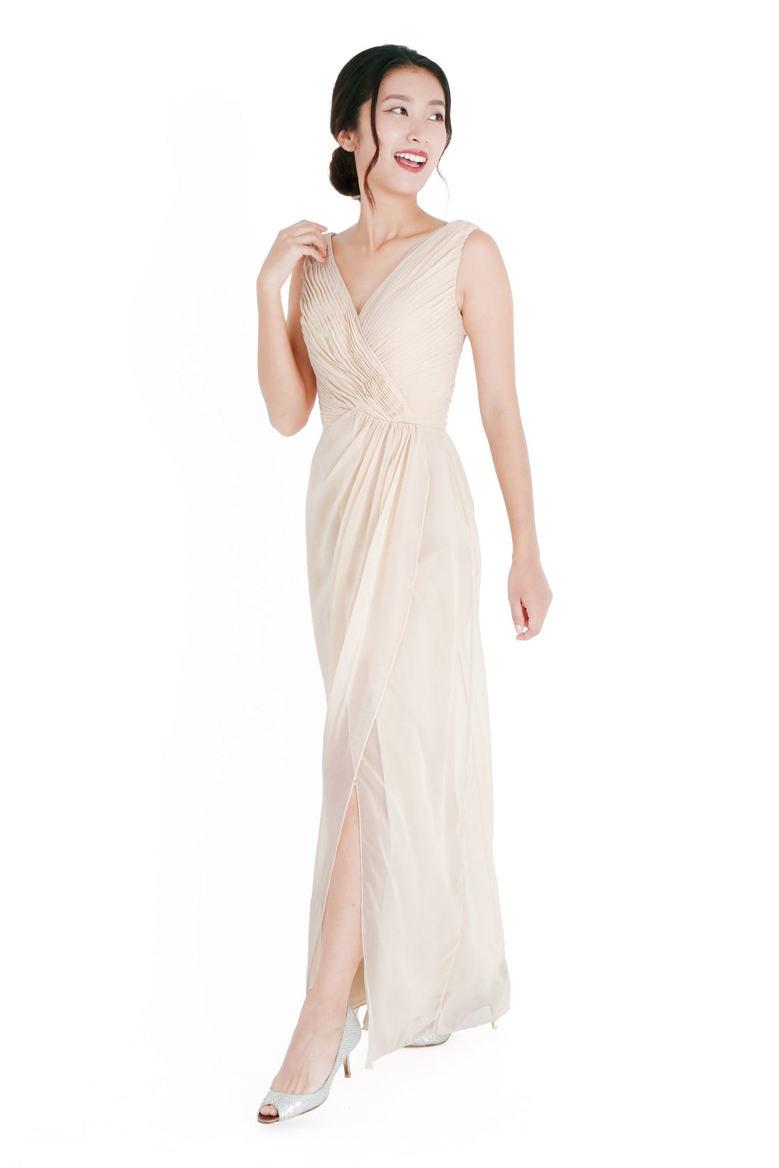 L800 ブライズメイド ロングドレス