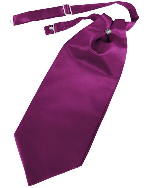 Luxury satin ascot tie 65 colors