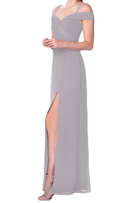 MB311 Off shoulder long dress 77 colors